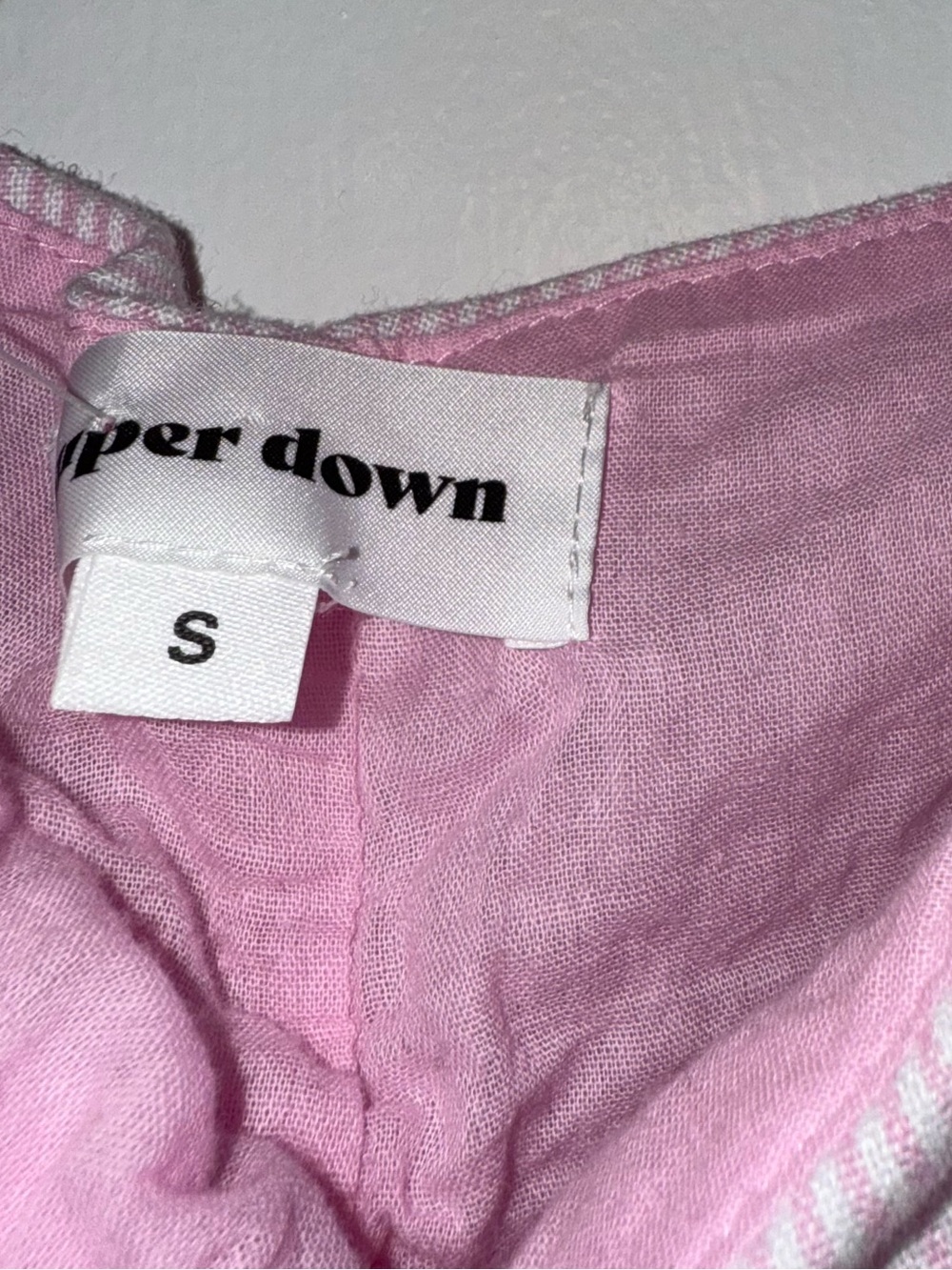 superdown Light Pink Ruched Tie-Front Mini Dress - Picture 4 of 5